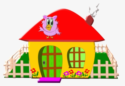 Clipart 14 Kisscc0 House Computer Icons Gratis Drawing - Png Garden Cartoon House, Transparent Png, Free Download