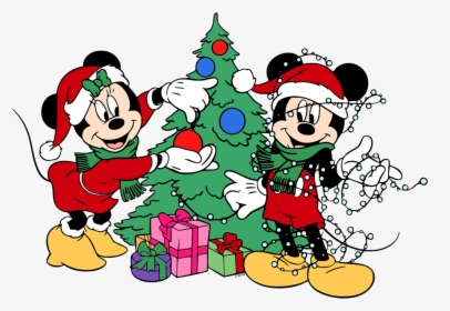 Mickey Mouse Christmas Tree Cartoon, HD Png Download, Free Download