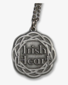Irish Heart Necklace - Locket, HD Png Download, Free Download
