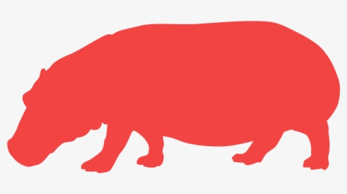 Hippopotame Silhouette, HD Png Download, Free Download