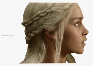 Coiffure Khaleesi Game Of Throne - Blond, HD Png Download, Free Download