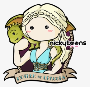 Daenerys Targaryen Drawing Cartoon House Targaryen - Khaleesi Cartoon, HD Png Download, Free Download