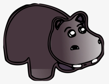 Purple,carnivoran,horse Like Mammal - Cartoon, HD Png Download, Free Download