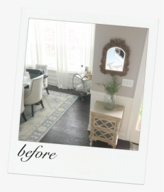Small Entry Transitional Makeover - Floor, HD Png Download, Free Download