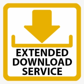 Extended Download Service - Sign, HD Png Download, Free Download