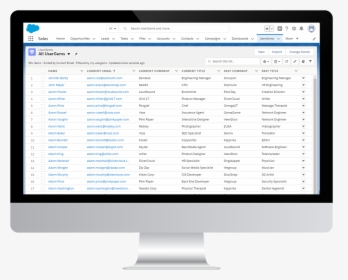 Usergems Lead List In Salesforce - Utility Software, HD Png Download, Free Download