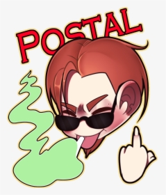 #postal#postal Game#hatred#hatred Boi#cute Weed#postal - Cartoon, HD Png Download, Free Download
