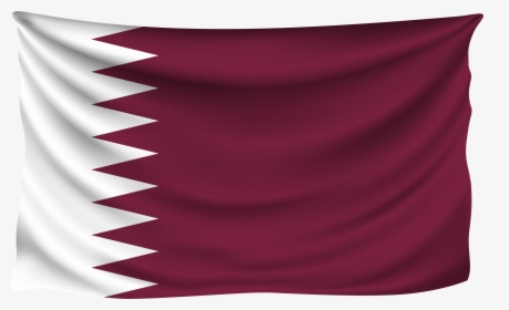 Qatar Wrinkled Flag - Qatar Flag Images Download, HD Png Download, Free Download
