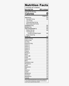 Nutritional Label - Shrimp Nutrition Label, HD Png Download, Free Download