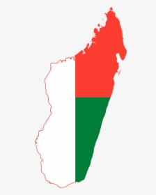 Madagascar Flag And Map, HD Png Download, Free Download