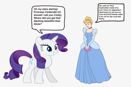1000 Hours In Ms Paint, Cinderella, Crossover, Disney, - Rarity Glass Slipper, HD Png Download, Free Download