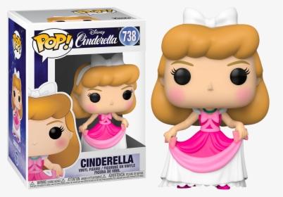 Funko Pop Cinderella - Funko Pop Cinderella Pink Dress, HD Png Download, Free Download