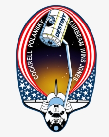 Sts-98 Atlantis Mission Patch - Sts 98 Mission Patch, HD Png Download, Free Download