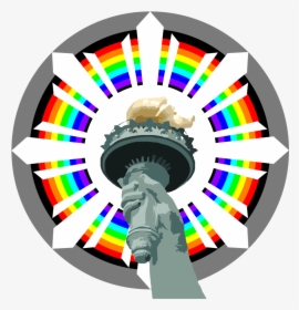 Liberty Torch Dharma - Dharmachakra, HD Png Download, Free Download