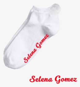 Selena Gomez Script Ankle Socks - Fetish Selena Gomez Merch, HD Png Download, Free Download