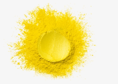 Powder - Yellow Luster - Metallic Paint - Water Based - Circle, HD Png Download, Free Download