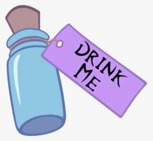 Alice"s Vectored Cutie Mark By The Smiling Pony - Alice In Wonderland Drink Me Bottle Disney, HD Png Download, Free Download