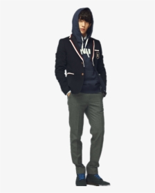 B1a4 Gongchan Posing For Smart School Uniform - Bad Bunny For Paper Magazine, HD Png Download, Free Download