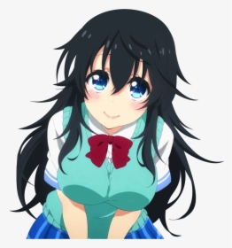 #anime #ako #girl #cute #oppai #school #uniform, Hd, HD Png Download, Free Download