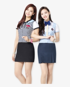 Nayeon Tzuyu School Uniform , Png Download - Tzuyu And Nayeon Twice, Transparent Png, Free Download