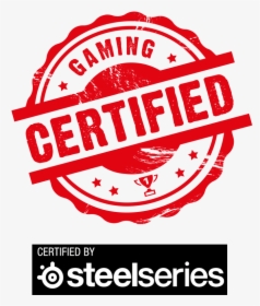 Certified By Steelseries - Gaming Certified Logo Png, Transparent Png, Free Download