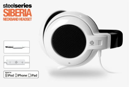 Siberia Neckband - Steelseries Siberia Neckband, HD Png Download, Free Download