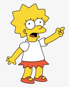 Lisa Simpson Pointing Up, HD Png Download, Free Download