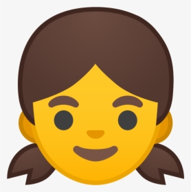 Girl Emoji Png Icon , Png Download - Emoji Niña, Transparent Png, Free Download