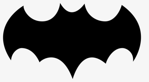 Bat Black Shape With Open Wings - Portable Network Graphics, HD Png Download, Free Download