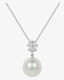 Beauchamp White Pearl And Diamond Pendant - Locket, HD Png Download, Free Download