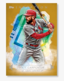 Matt Carpenter 2019 Inception Baseball Poster Gold - Poster, HD Png Download, Free Download