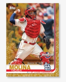 Yadier Molina 2019 Opening Day Baseball Base Poster - Yadier Molina, HD Png Download, Free Download