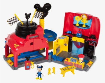 Garage Mickey Roadster Racers - Mickey And The Roadster Racers Garage, HD Png Download, Free Download