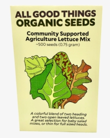 Community Supported Agriculture Lettuce Mix - Poster, HD Png Download, Free Download