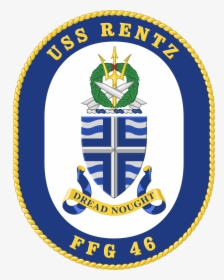 Uss Rentz Ffg-46 Crest - Uss Harpers Ferry Logo, HD Png Download, Free Download