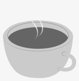 Grayscale Coffee Cup Svg Clip Arts - Circle, HD Png Download, Free Download