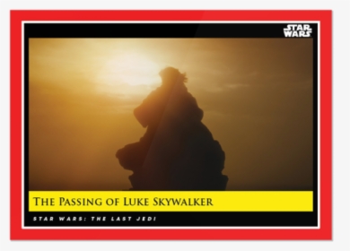 Passing Of Luke Skywalker - Star Wars: The Rise Of Skywalker, HD Png Download, Free Download