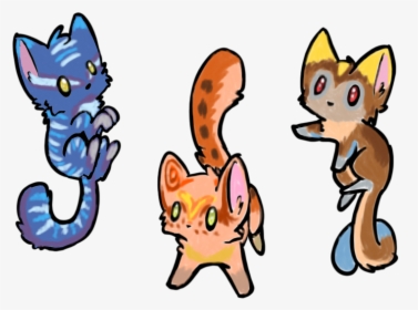Walking With Dinosaurs Kittens By Creepy Stag Waffle - Cute Cartoon Warrior Cats, HD Png Download, Free Download