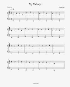 Easy Christmas Songs Sheet Music For Piano Hd Png Download Kindpng