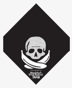 Bandana - Skull And Crossbones With Banana, HD Png Download, Free Download