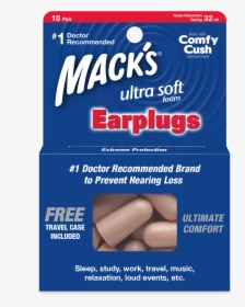 Ultra Soft Foam Ear Plugs - Medical, HD Png Download, Free Download