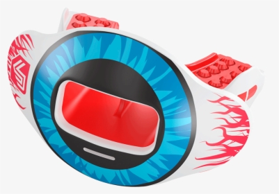 Red Eye Comic Print Max Airflow Lipguard And Mouthguard - Eyeball Mouth Guard, HD Png Download, Free Download