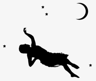 Woman Falling Png - Silhouette Of Woman Falling, Transparent Png, Free Download