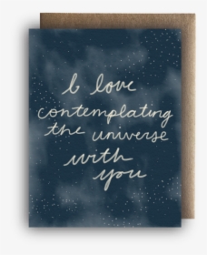 Contemplating The Universe Display Photo - Christmas Card, HD Png Download, Free Download