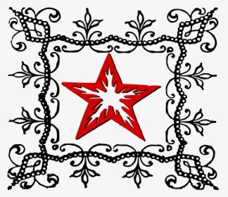 Download Leaf Clipart Pentagram Hexagram Clip Art White - Simple Star Design Drawing, HD Png Download, Free Download