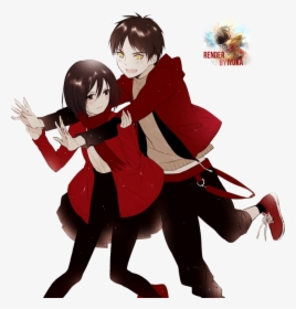 65 Images About Aot On We Heart It - Mikasa X Eren Png, Transparent Png, Free Download
