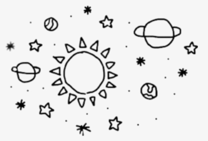 Solar System Drawing Aesthetic, HD Png Download, Free Download