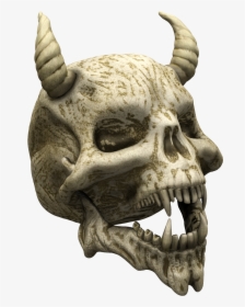 Demon Skull Png, Transparent Png, Free Download