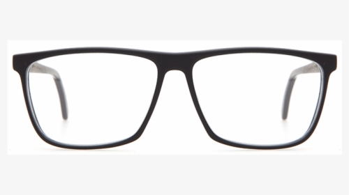 A Pair Of Black Reading Glasses With Clear Lenses - Plastic, HD Png Download, Free Download