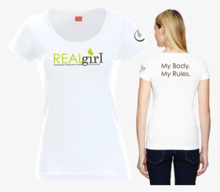 Realgirl T-shirt - Girl, HD Png Download, Free Download